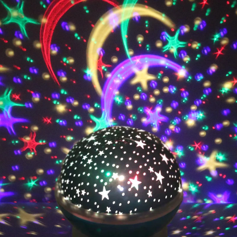 Новинка светящиеся игрушки Звезды Луна звездное небо светодиодный Ночной Светильник проектор Батарея USB ночной Светильник шарик творческих детей подарки на день рождения