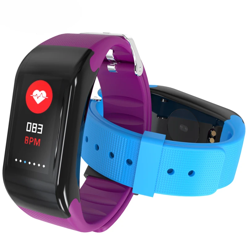 

BANGWEI New Smart Watch Color Screen Blood Pressure Heart Rate Monitor Health Fitness Tracker Smart Watch Call Reminder+Box