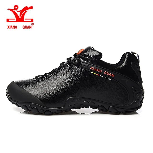 2016 XIANG GUAN hiking shoes poly urethane black slip resistant shoes, Climbing Outdoor shoes breathable shoes low 36-45