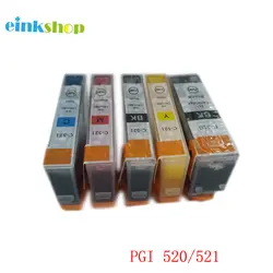 5 шт. PGI-520 CLI-521 картридж PGI 520 PGI520 для Canon PIXMA MP540 MP550 MP560 MP620 MP630 MP640 IP3600 IP4600 IP4700