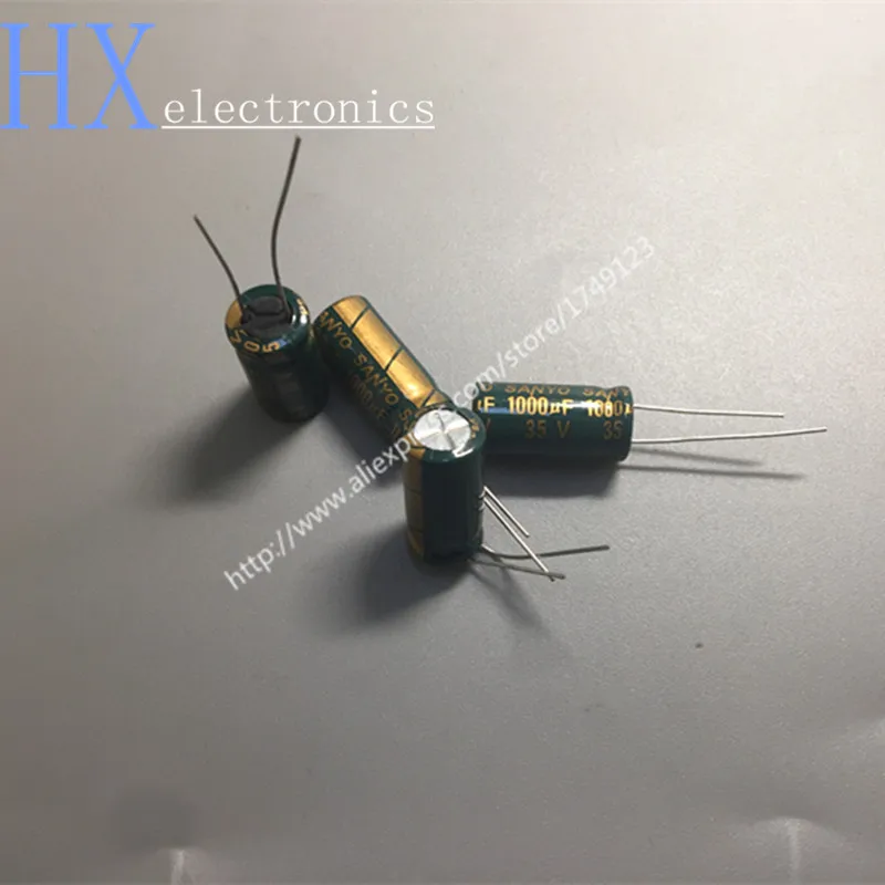 Бесплатная Доставка 20 шт. Конденсатор 1000 мкФ 35 В 1000uf35v 35v1000uf питания