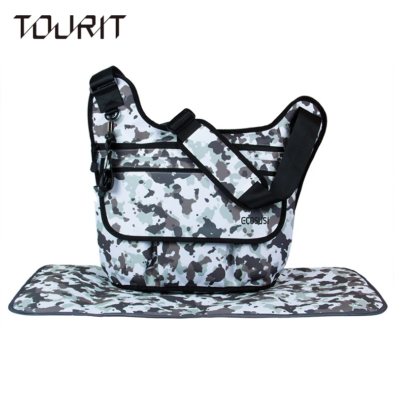 Large Capacity Diaper Nappy Baby Bags For Daddy Camouflage Messenger Bag For Father Fashion ...