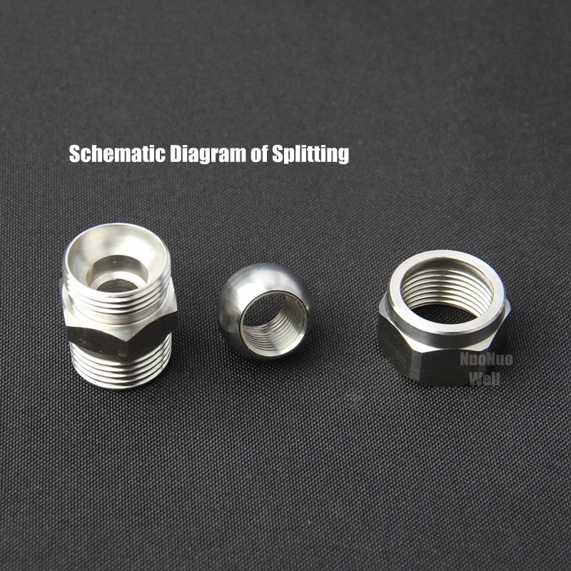 2 шт. 1/8 &quot1/4&quot 3/8 &quot1/2&quot наружная резьба на 1/4 &quotгнездо Распылительная насадка