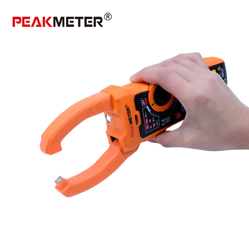 PEAKMETER PM2028S 6000 отсчетов цифровой клещи мультиметр частотное сопротивление LPF бесконтактная непрерывность электрического напряжения автоматический