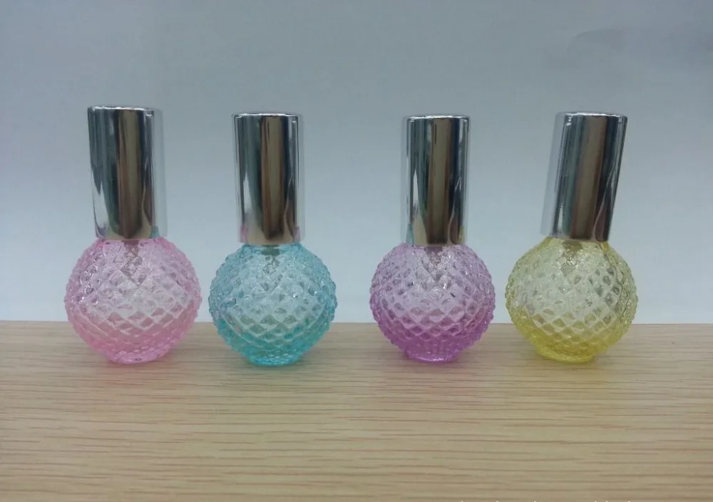 FX06 10ML Colored Glass Perfume Spray Nozzle Points Bottling Portable