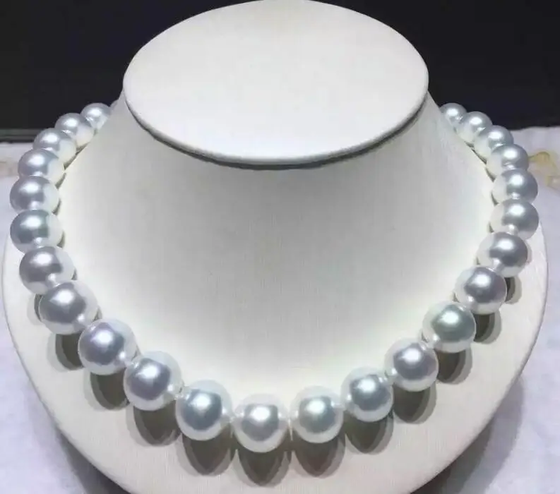 

Free shipping hot sale Women Bridal Wedding Jewelry >>10-11mm natural Japan Akoya white pearl necklace 17inch