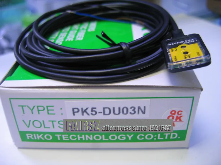 2 шт. Тайвань Диффузия отражающий фотоэлектрический переключатель PK5-DU03N/PK5-DU03P тонкий квадратный тип