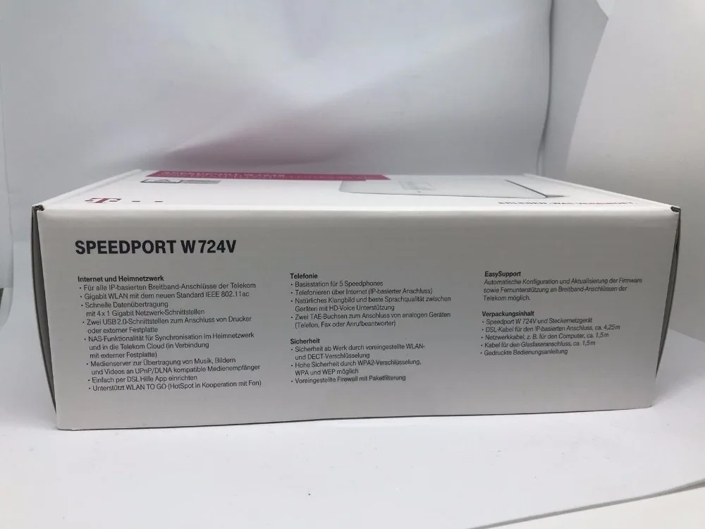 Huawei Speedport W724V ADSL ADSL2 +/VDSL2/DSL модем/маршрутизатор SIP VoIP DLNA + NAS 802.11b/g/n/AC домашний