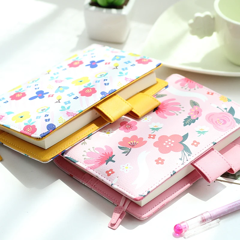 A5 A6 PU Leather Notebook Personal Organizer Diary Week Month Daily Planner Agenda Schedule Book