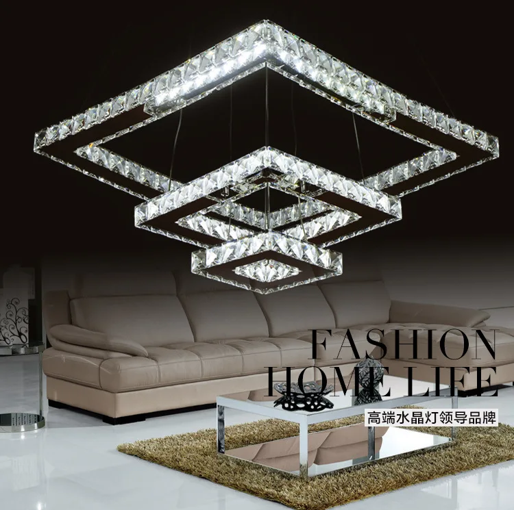 

feather sitting room lamp lighting lamps and lanterns of modern restaurant stainless steel art square led crystal lamp