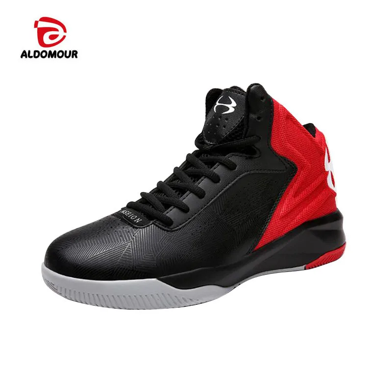 

ALDOMOUR Brands Cheap Basketball Shoes Men Steel Carapace Zatillas de Basquet Athletic Sport Sneakers Antislip Free Shipping