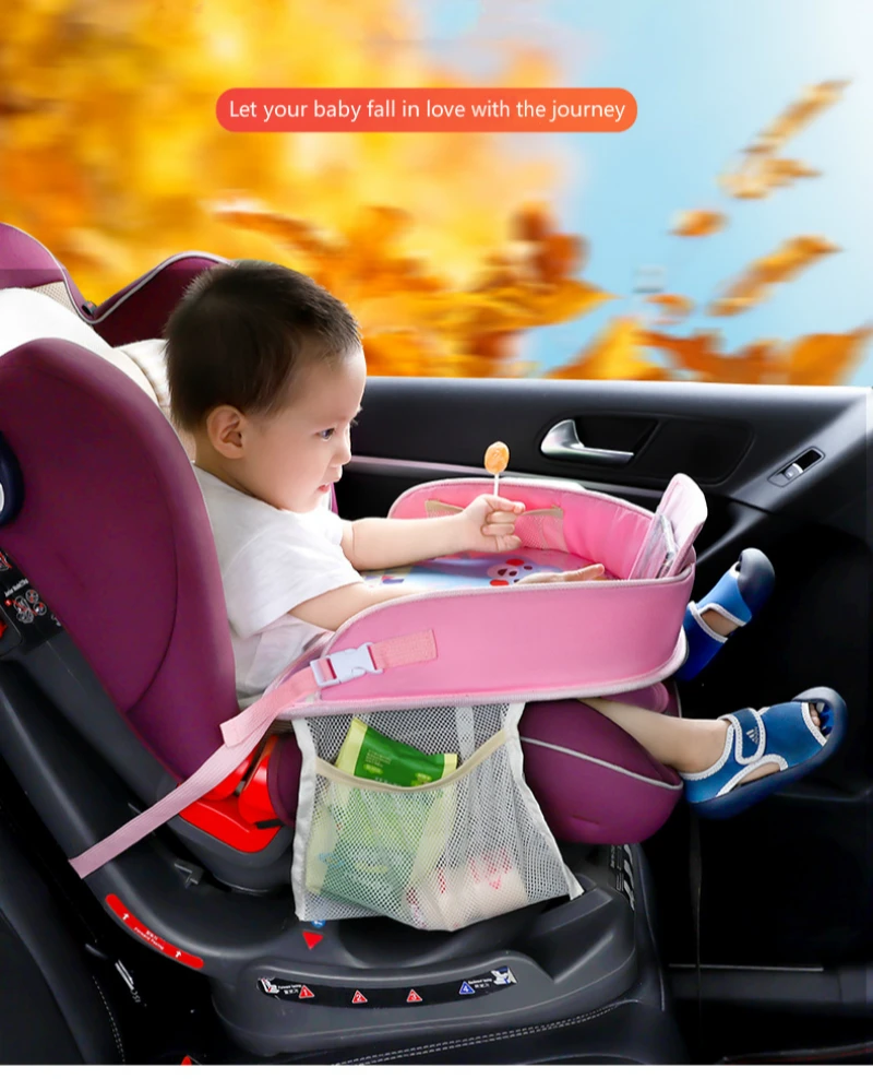 Детское автокресло Безопасный стульчик лоток детей автомобиля Водонепроницаемый Поддержка пластины многофункциональный безопасности детская прогулочная коляска аксессуары