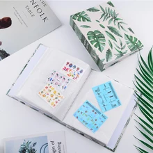 100 слотов 3D наклейка на ногти водная наклейка для сбора альбомов держатель для хранения наклейки для ногтей держатель инструменты для дизайна ногтей