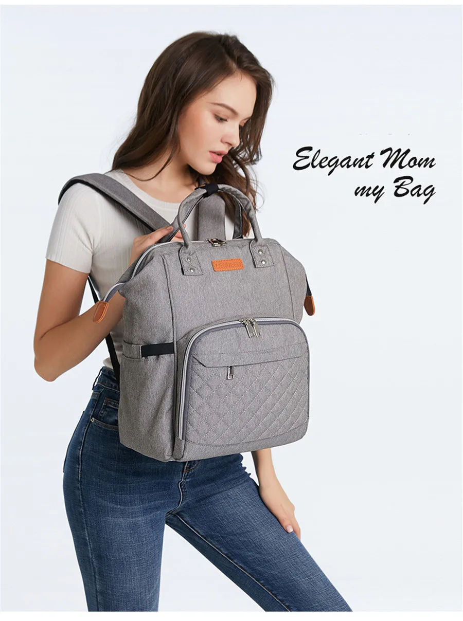 Lequeen сумка для подгузников, сумка для подгузников, сумка-Органайзер для детской коляски на открытом воздухе, водонепроницаемая сумка для путешествий, сумка для беременных, рюкзак для кормления