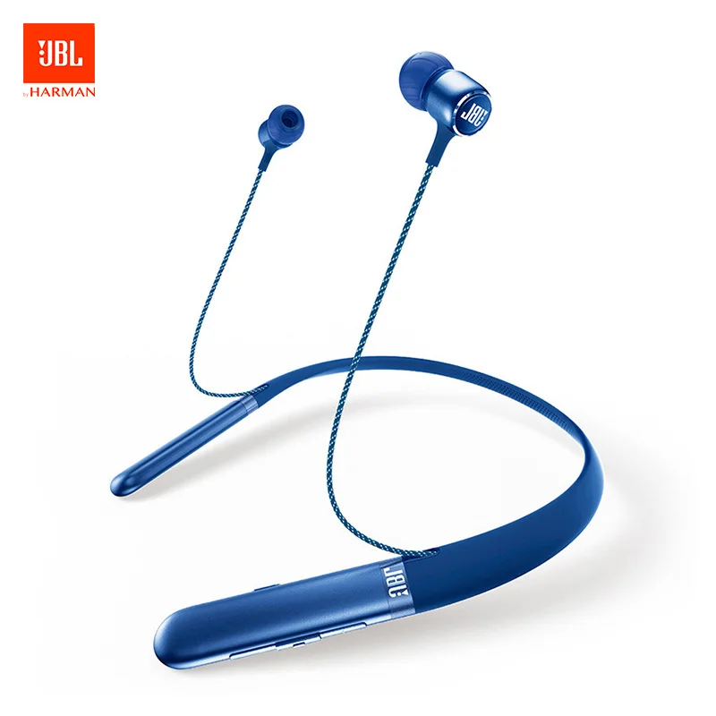 JBL Live 200 BT Беспроводные Bluetooth спортивные HiFi наушники-вкладыши с шейным ремешком с трехкнопочным пультом дистанционного управления с микрофоном