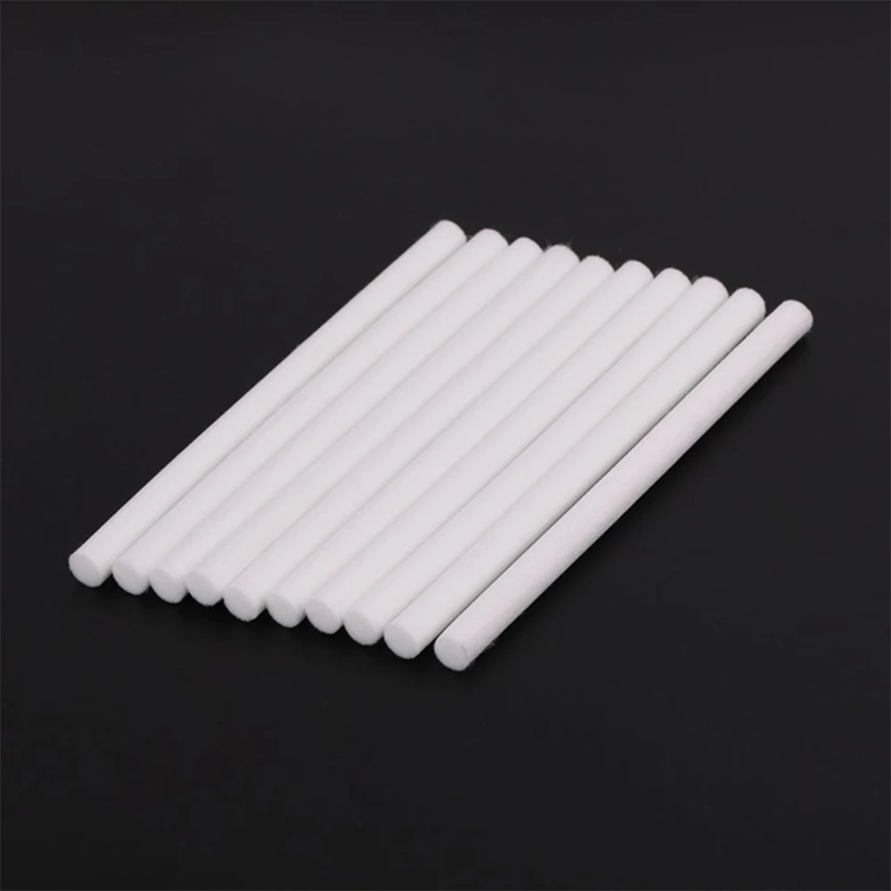 10 Pieces 8*100mm Humidifiers Filters Cotton Swab for USB Air Ultrasonic Humidifier Aroma Diffuser Replace Parts Can Be Cut