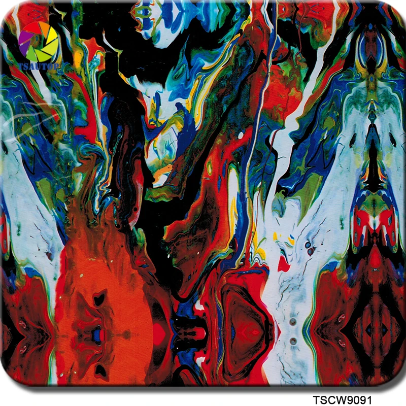 

Free shipping TSAUTOP Water Transfer Printing Film Size 0.5m x 2m/10m Hydro Film Hydrographic Film WDF9091