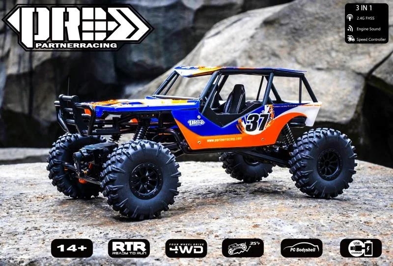 PRC 1/18 RC автомобиль 4WD Rock Crawlers 4x4 вождение автомобиля мини настольный альпинистский Автомобиль Дистанционное управление внедорожный автомобиль игрушка двигатель звук - Цвет: A