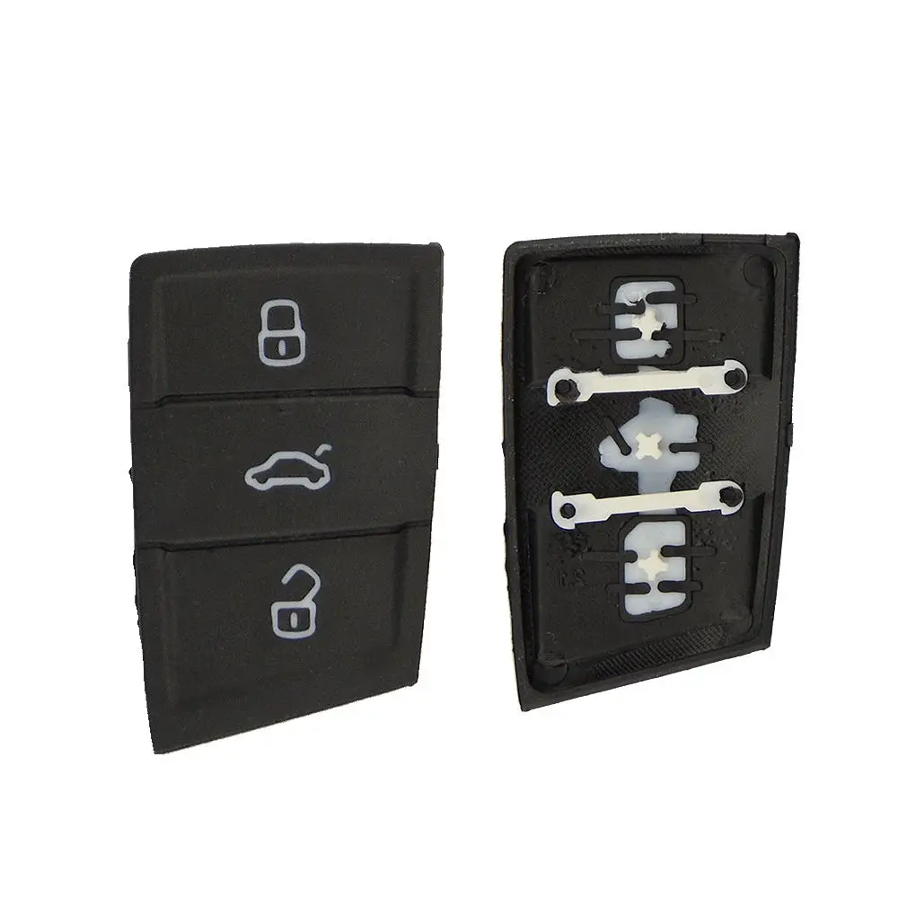 Okeytech 3 кнопки дистанционного резиновый автомобильный ключ для VW Golf 7 4 5 Mk4 6 для Skoda Octavia для Seat Leon Ibiza Altea брелок