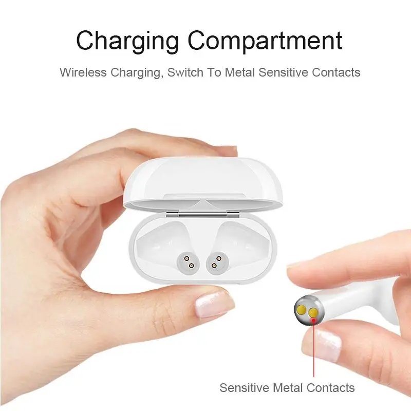  TOP Quality NAIKU i9s TWS Mini Wireless Bluetooth Earphone Stereo Earbud Headset With Charging Box  - 32987742356