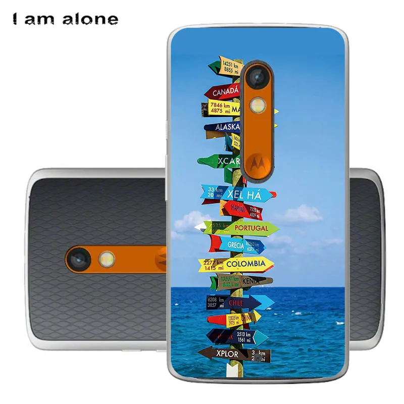 Чехлы для телефонов I am alone для Motorola Moto X Play, 5,5 дюймов, жесткий пластиковый мобильный Модный чехол с рисунком для Moto X Play - Цвет: PC S66