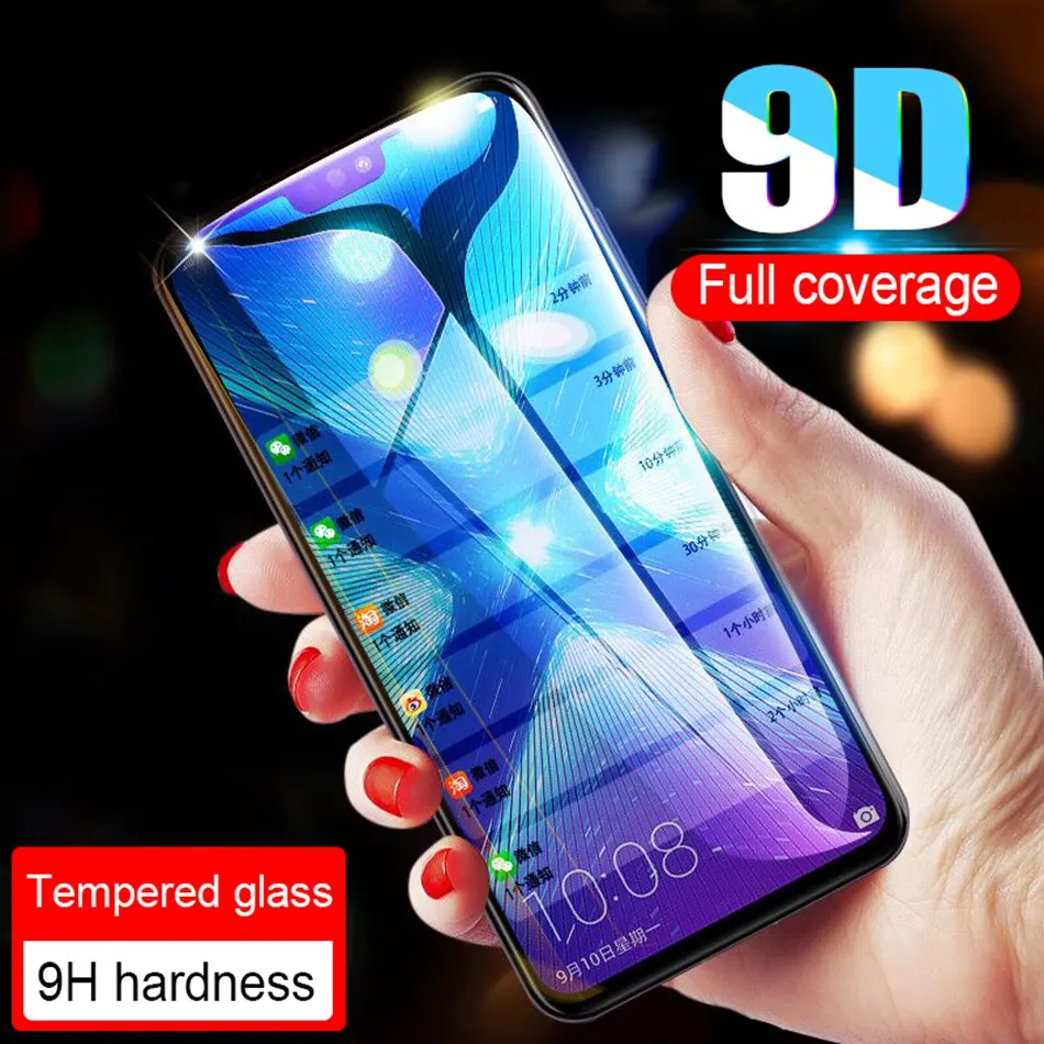 Закаленное стекло 9D с полным покрытием для Huawei P30 Pro P Smart Защитное экрана P20 Lite |