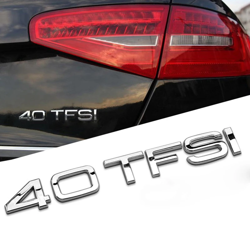 DIY 30 35 40 45 50 55 FSI TFSI quattro хромированный цинком стайлинга автомобилей эмблема