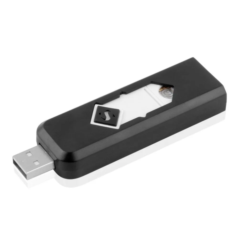 1 шт. ветрозащитный бездымный USB прикуриватель для зарядки зажигалки для электронных сигарет аксессуары для курения в подарок