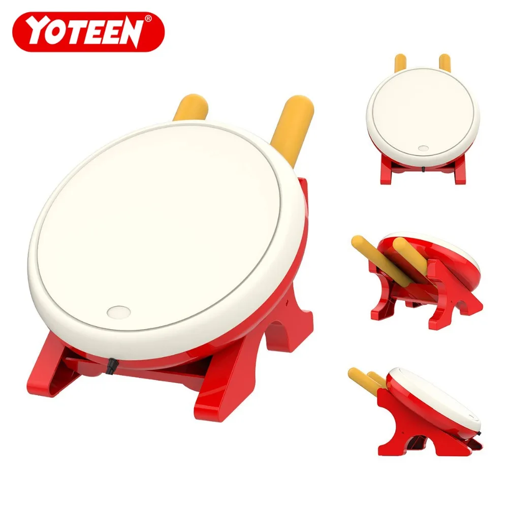 

Yoteen Drum Controller for Nintend Switch Video Game Drum Master Controller Motion Sensing Game Taiko Drum Master Accessories