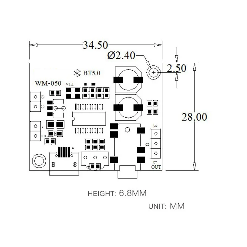 5 в MP3 Bluetooth декодер доска без потерь APE FLAC 3,5 мм аудио Плата Модифицированная Bluetooth 5,0 схема стерео приемник модуль