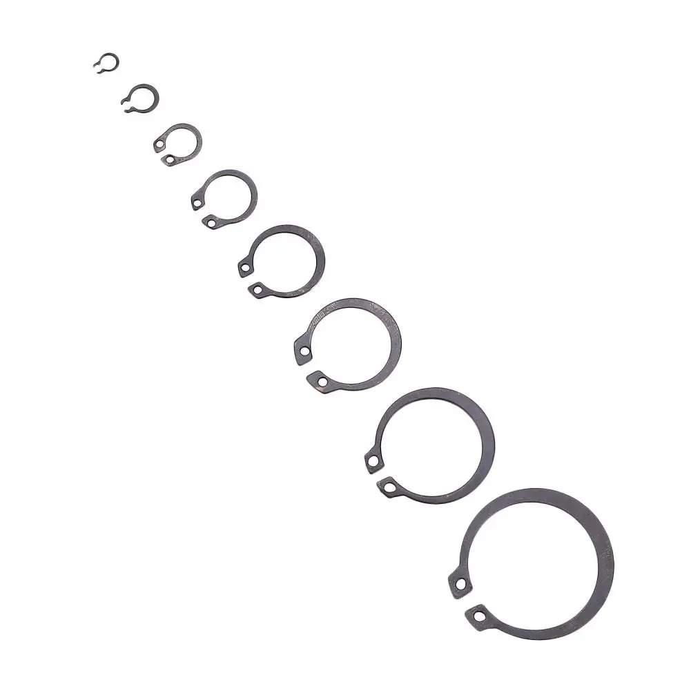 

300PCS Metal 3-32mm Black External Circlip Snap Ring C-Clip Kit Machinery