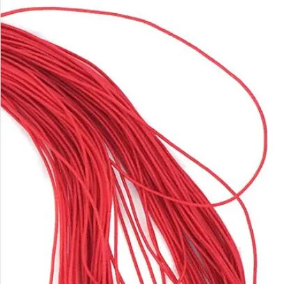 100 м* 1 мм бисер эластичный стрейч шнур бусины шнур веревка для браслета - Цвет: 9 red