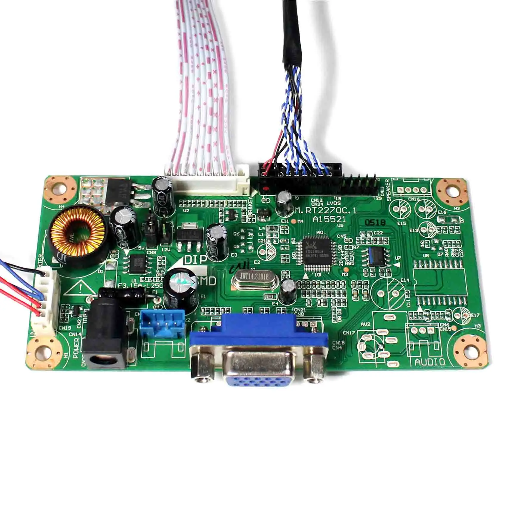 VGA signal input lcd controller board with 6.5inch G065VN01 V2 640x480 lcd panel