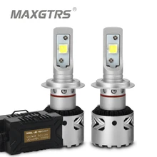 2x последняя с чипом CREE XHP70 светодиодный H7 H8 H11 9012 9005 HB3 9006 HB4 D1C D1R D1S D3R D3S D2 D4 Автомобильный светодиодный фар квадратный лампы