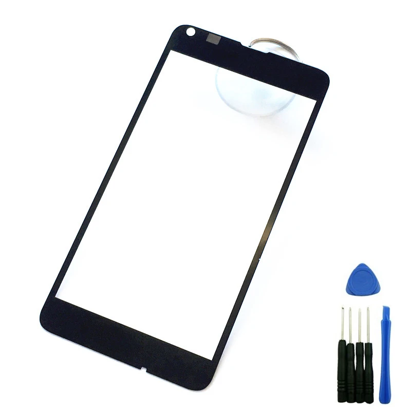 2Pcs/ Touch Screen Outer LCD Front Screen Glass Lens Cover