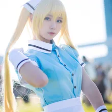 Hinata Kaho cosplay costumes Japanese anime Blend S blue Maid outfit Halloween costumes Spot supply frommer s® japanese phrasefinder