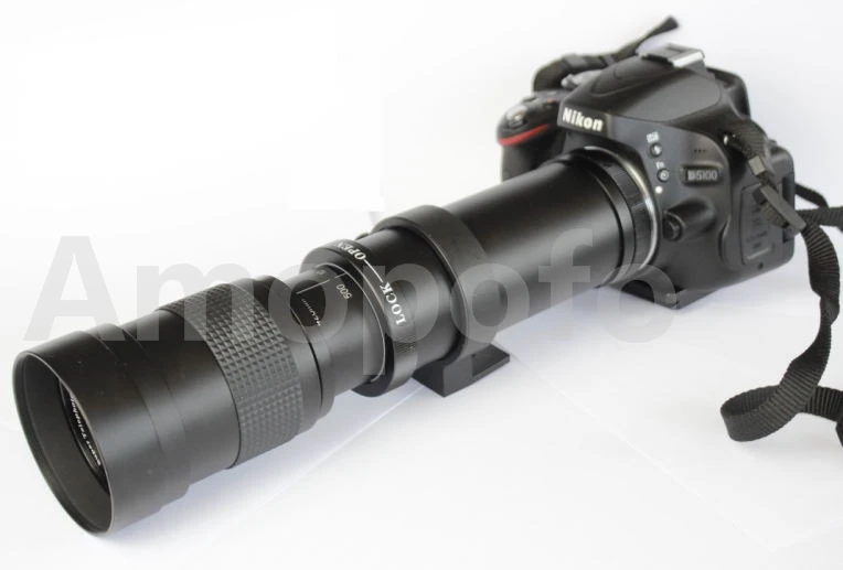 Телефото зум-объектив Amopofo 420-800 мм F/8 3-16 для Canon EOS EF DSLR |