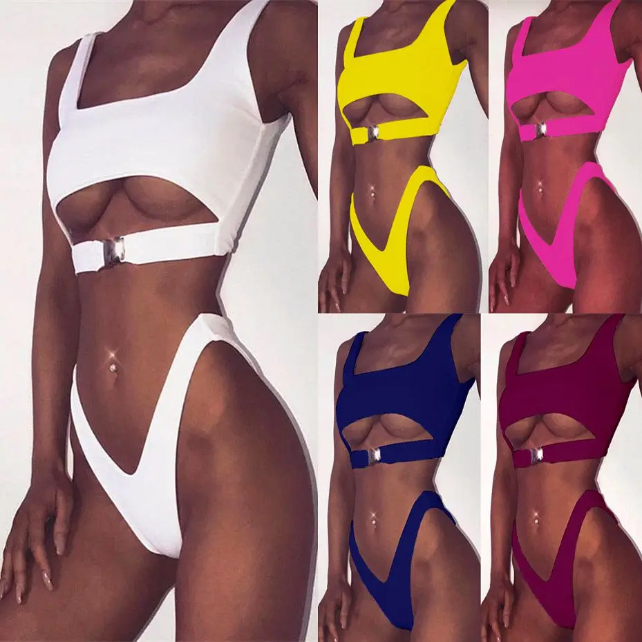 

MESTER CHEN 2018 New Bathing Suit Sexy Thong Bikini Women Swimwear Two Piece Swimsuit Lady Beachwear Summer Plavky