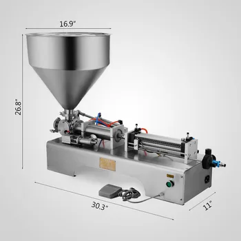 

50-500ML Semi-Automatic Liquid Paste Filling Machine liquid filling machine convenient and precision