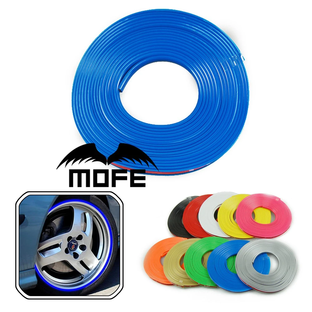 

Universal Alloy Wheel Rim Protectors / Rings / Alloy Gators Green Pink Red Orange Blue Black Silver Yellow White Gold
