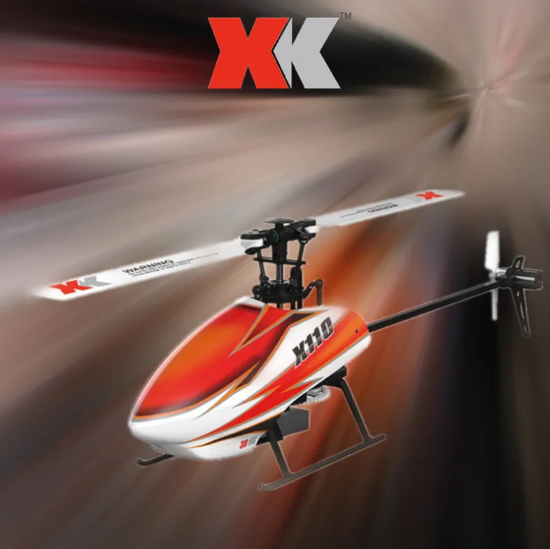 

Original XK K110 Blash 6CH Brushless 3D6G System radio control RC Helicopter RTF remote control toy stunt aircraft