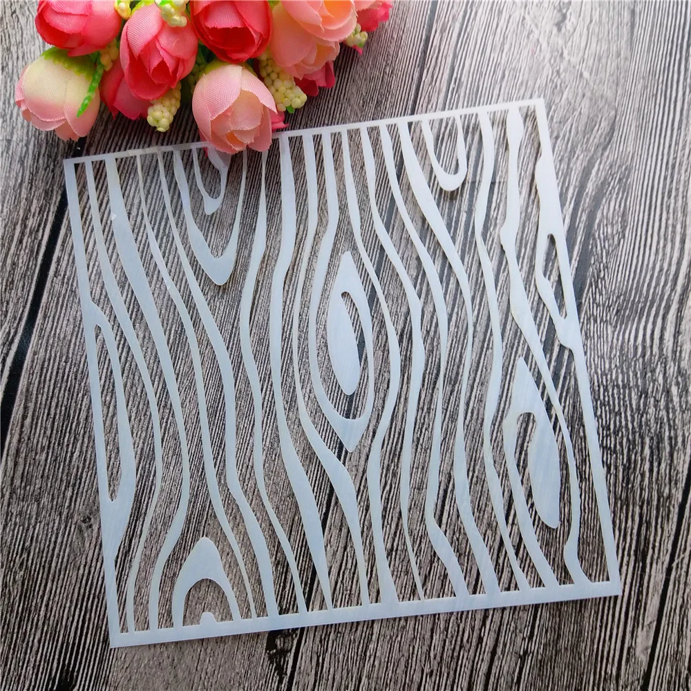 Scrapbooking tool card DIY album masking spray painted template drawing