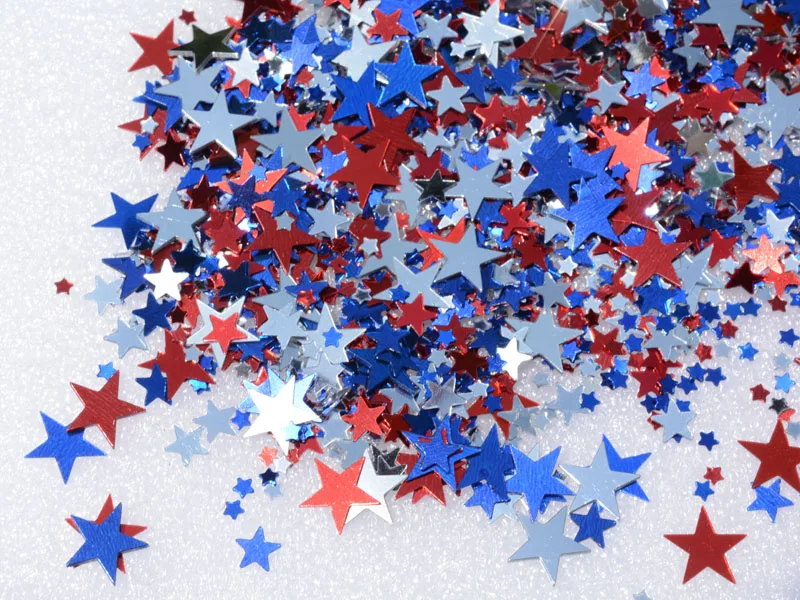Colorful Star Sprinkle Confetti 3mm/6mm/10mm 100 Grams/pack Glitter