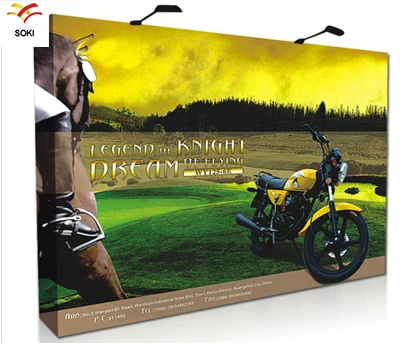 

10ft Tension Fabric Advertising Display Pop Up Display Backdrop Wall Promotion Stand wall