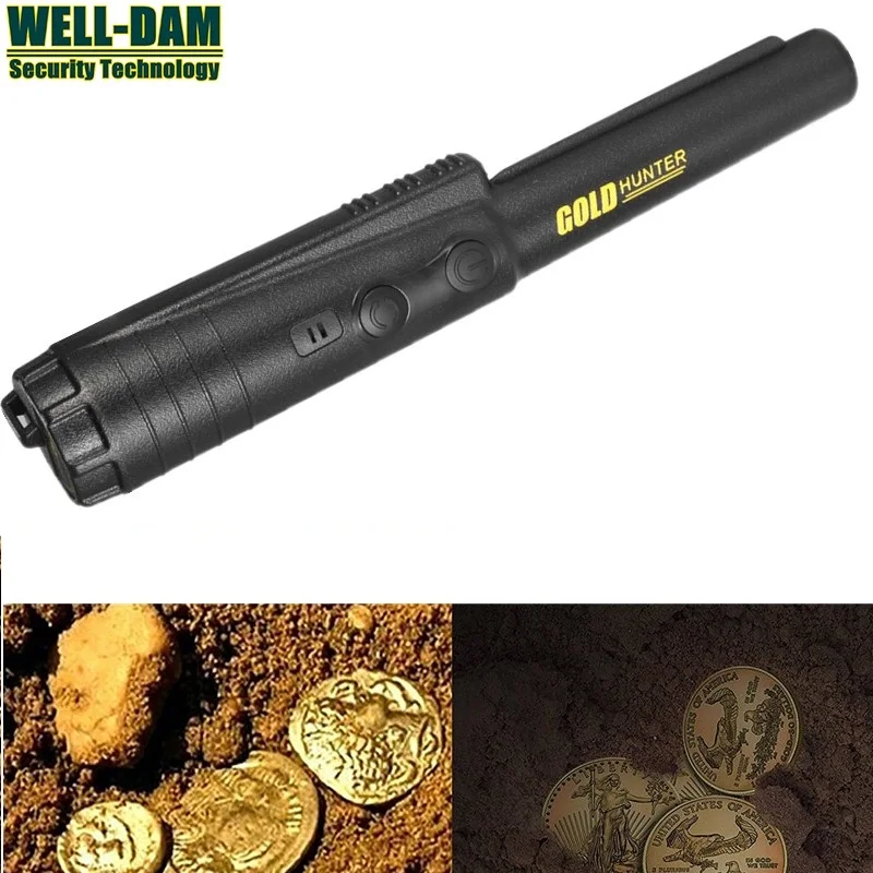 

Free Shipping Gold Hunter PinPointer Underground Gold Metal Detector Handheld metal detector