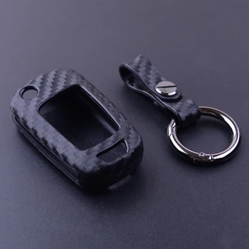 

CITALL Carbon Fiber Texture Smart Car Folding Key Case Shell Cover Protector Fit For Chevrolet Cruze Camaro Sonic Trax 2014 2015