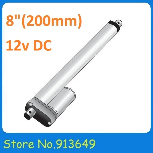 

12v linear cylinder actuators for shutter closer window opener cheap linear actuator 200mm -1PC