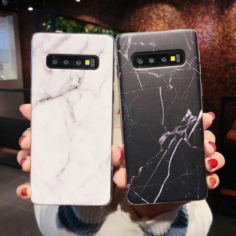

Simple marble case for Samsung Galaxy S10 S10plus S10e S9 S9Plus Soft TPU Case For Samsung Galaxy S8 S8Plus Note 8 9