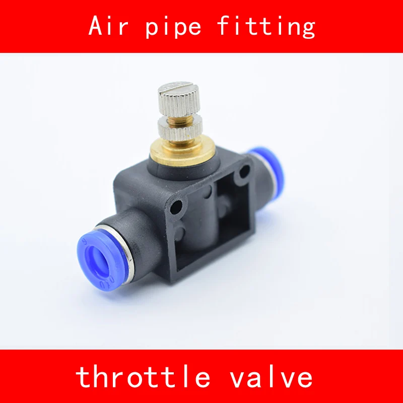 

3 piece/set brass Pneumatic fitting Regulating control valve pipe diameter 4 6 8 10 12mm quick connector air fittings