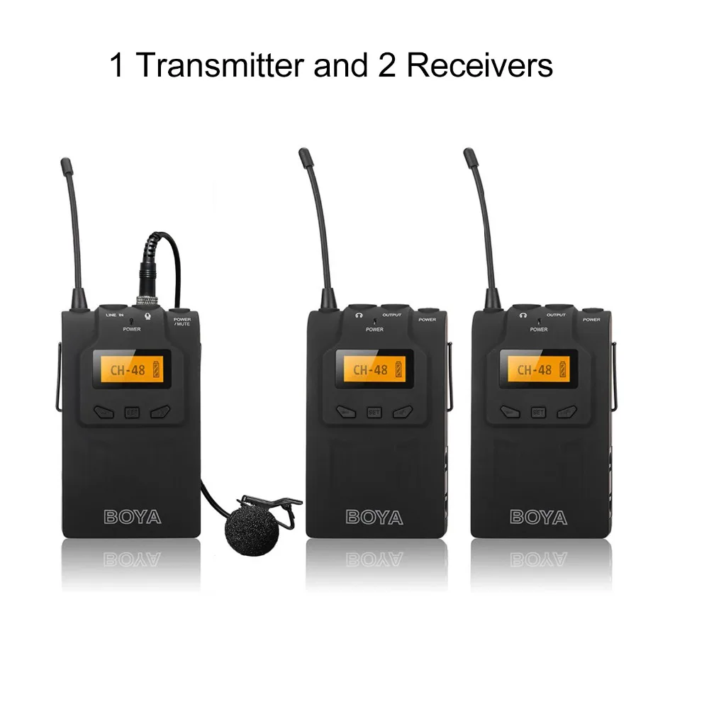 BOYA BY WM6 Wireless Microphone System For DSLR Camera